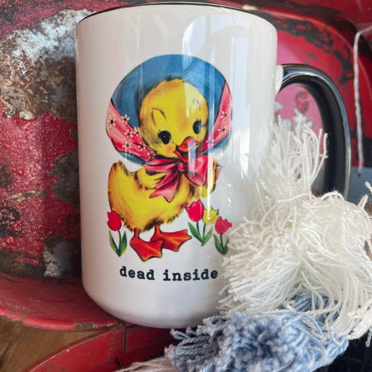 ‘De@d Inside’ Ceramic Coffee Mug