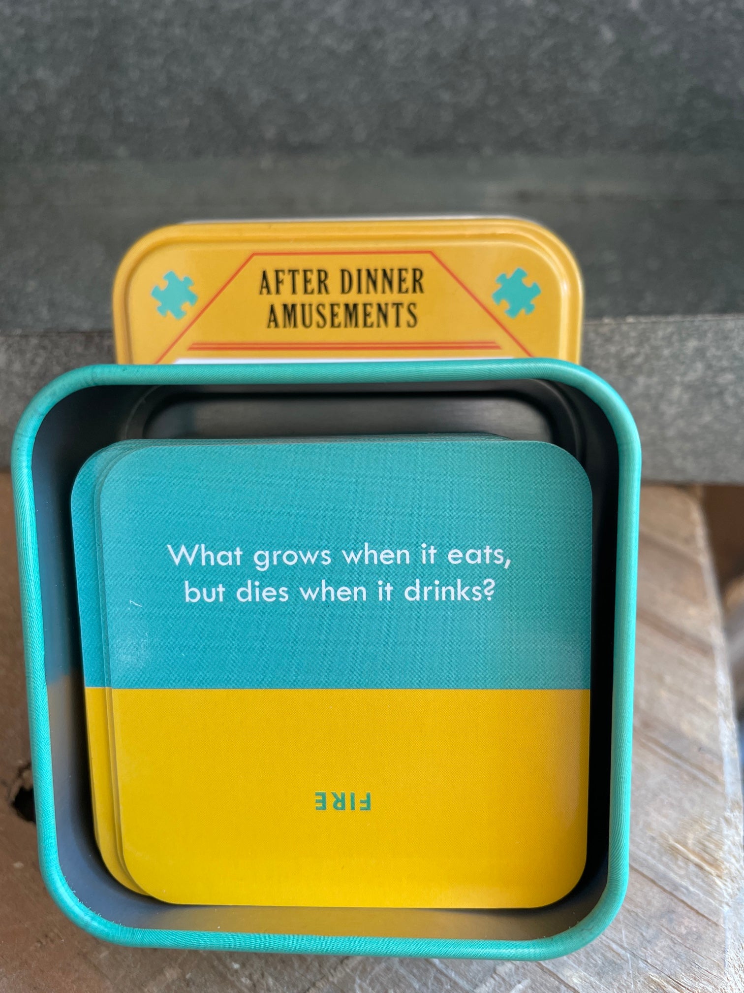 riddle me this conversation starter card example