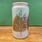 Abstract Foliage 16oz Glass Can Tumbler