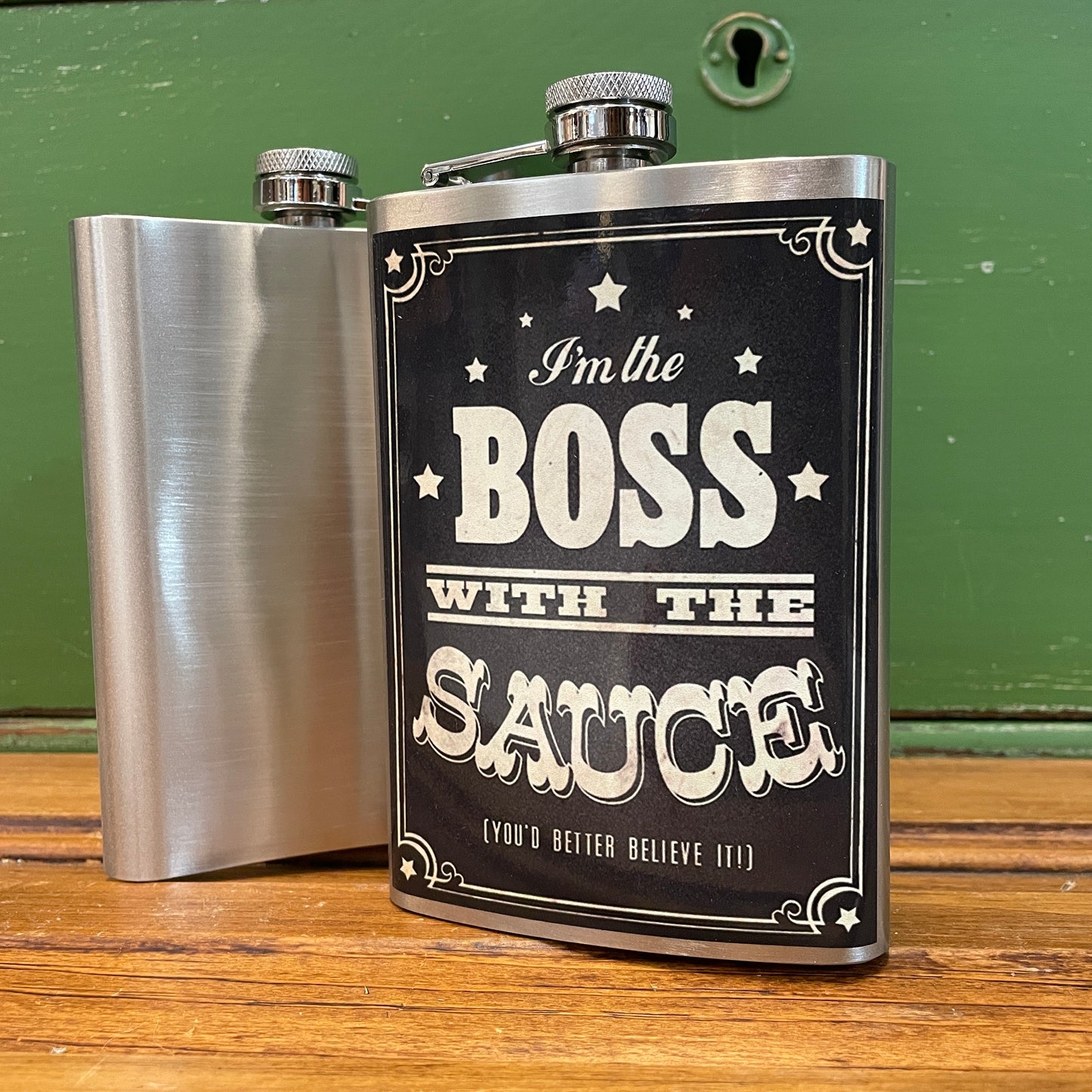 'I'm the Boss with the Sauce'  Flask