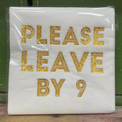 Foil Beverage Napkins