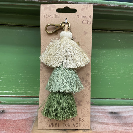 Boho Tassel Clips