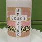 'Amazing Grace'  16oz. Glass Can Tumbler