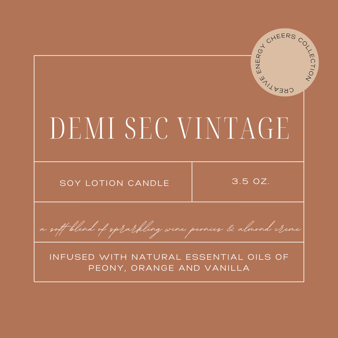 detailed description of demi sec vintage 2-in-1 soy candle