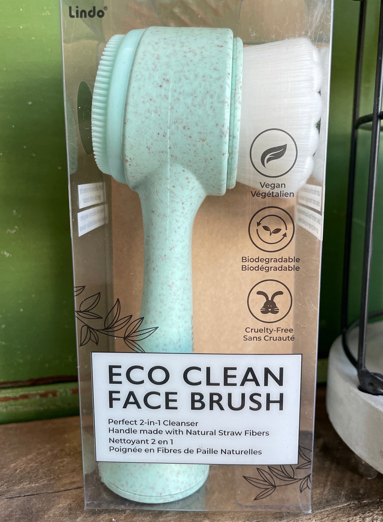 2-in-1 eco clean face brush