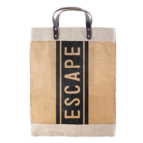 Escape Jute Tote Bag