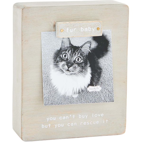 Rescue Block Frame With Fur Baby Magnet