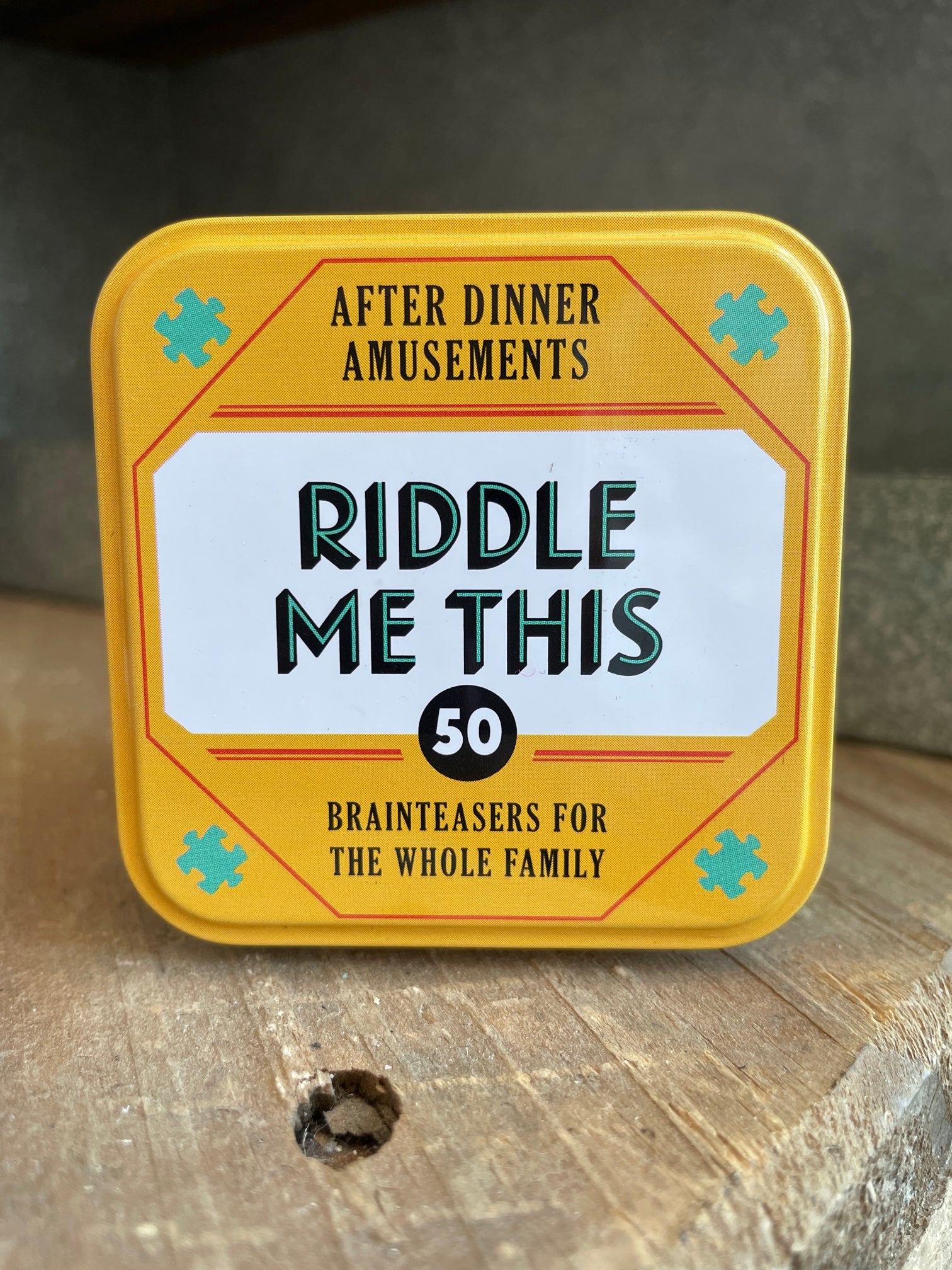 riddle me this conversation starter game