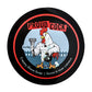 men's creamy shave soap  with rooster on lid called Proud Cock