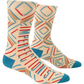 men's mulitcolor "imperfectionist" socks