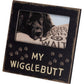 black "wiggle butt" frame for pets