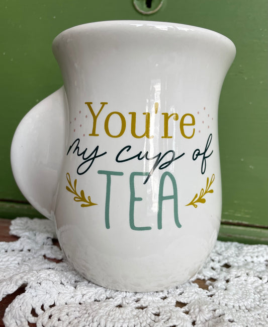 "You're My Cup of Tea" huggie mug